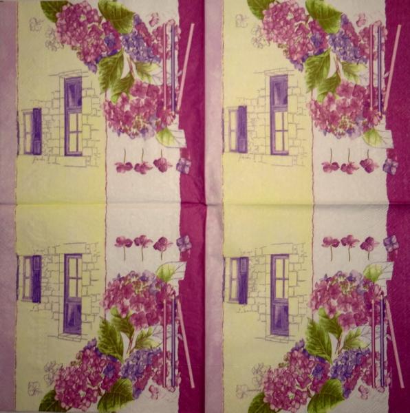 086 Hydrangeas - 3-ply - Ambiente